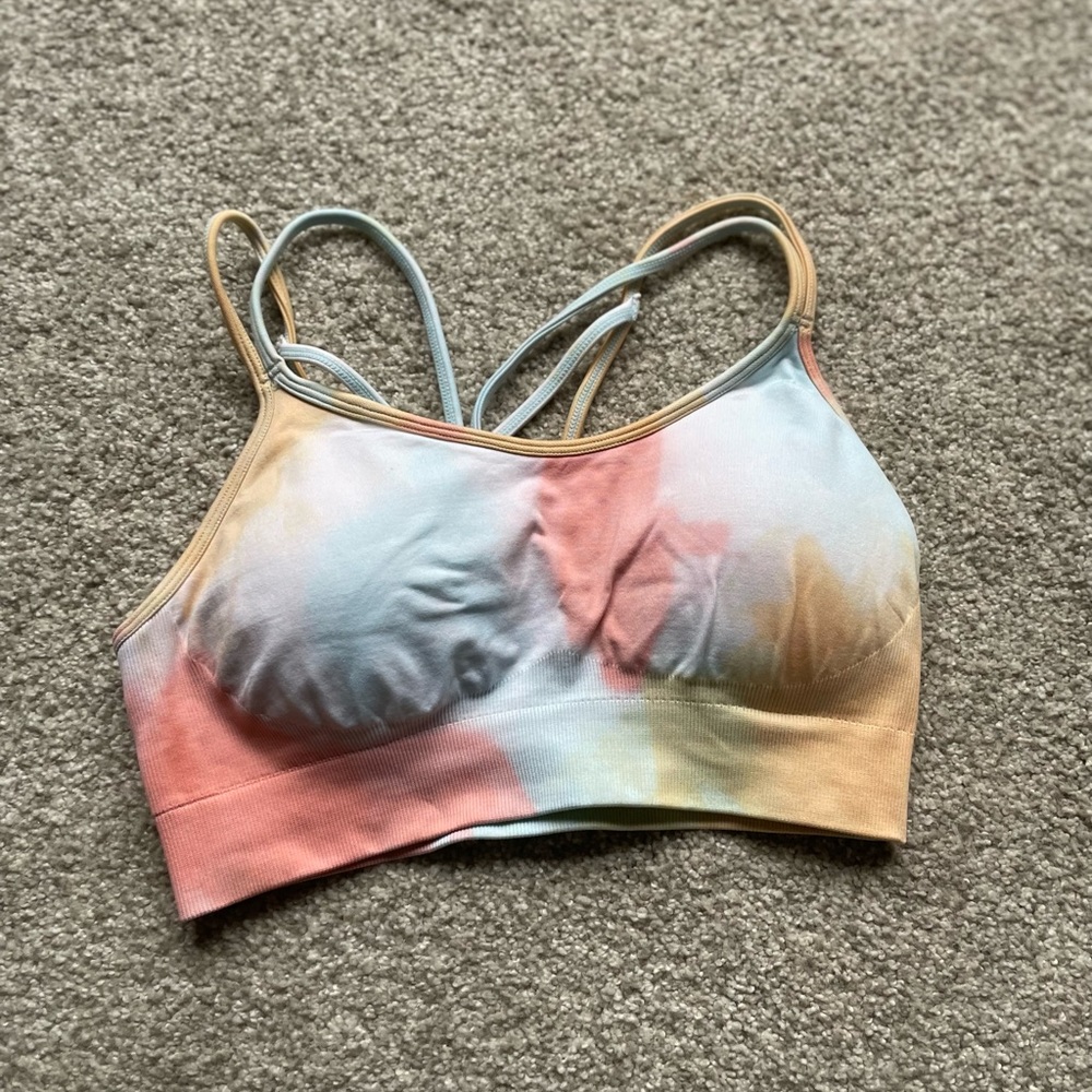 Women’s Watercolor Sports Bra - M